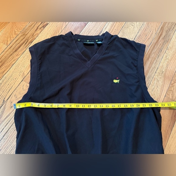 Masters Collection Golf Vest Mens Size XL Black Sleeveless Pullover Windbreaker - Picture 9 of 11